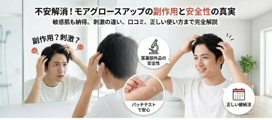 モアグロースアップの副作用が不安な人へ安全性と注意点まとめ